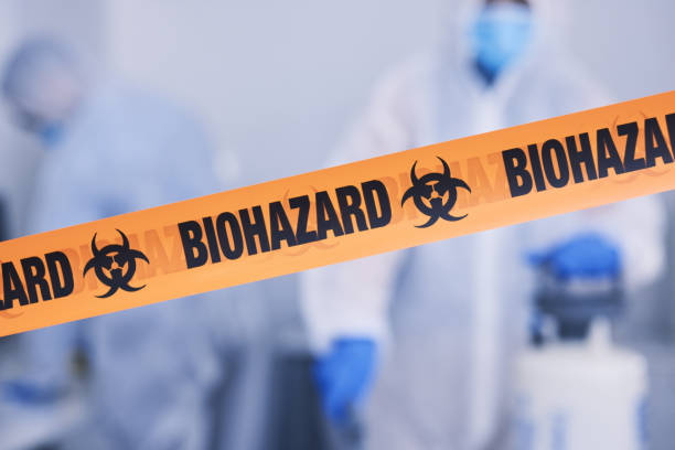 Professional Biohazard technician working in Abington, MA